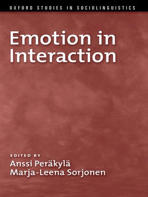 cover image of Emotion in Interaction
